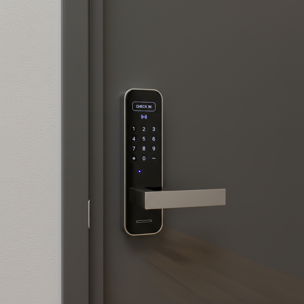 Smart lock check-in