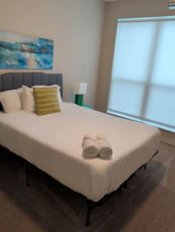 Stylish Campustown Stay with Gym & Balcony